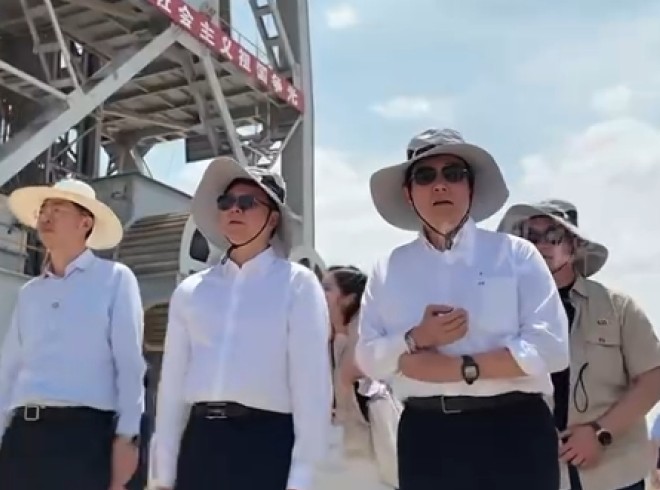 参访酒泉卫星发射中心 马英九：中华民族了不起