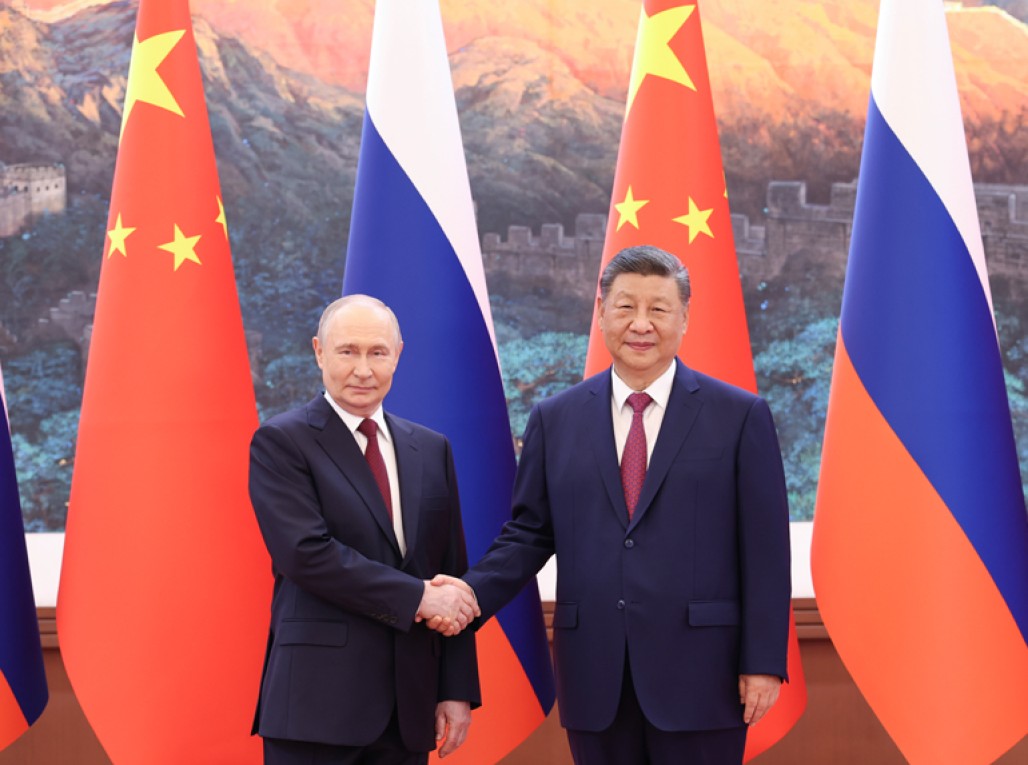 习近平同俄罗斯总统普京会谈