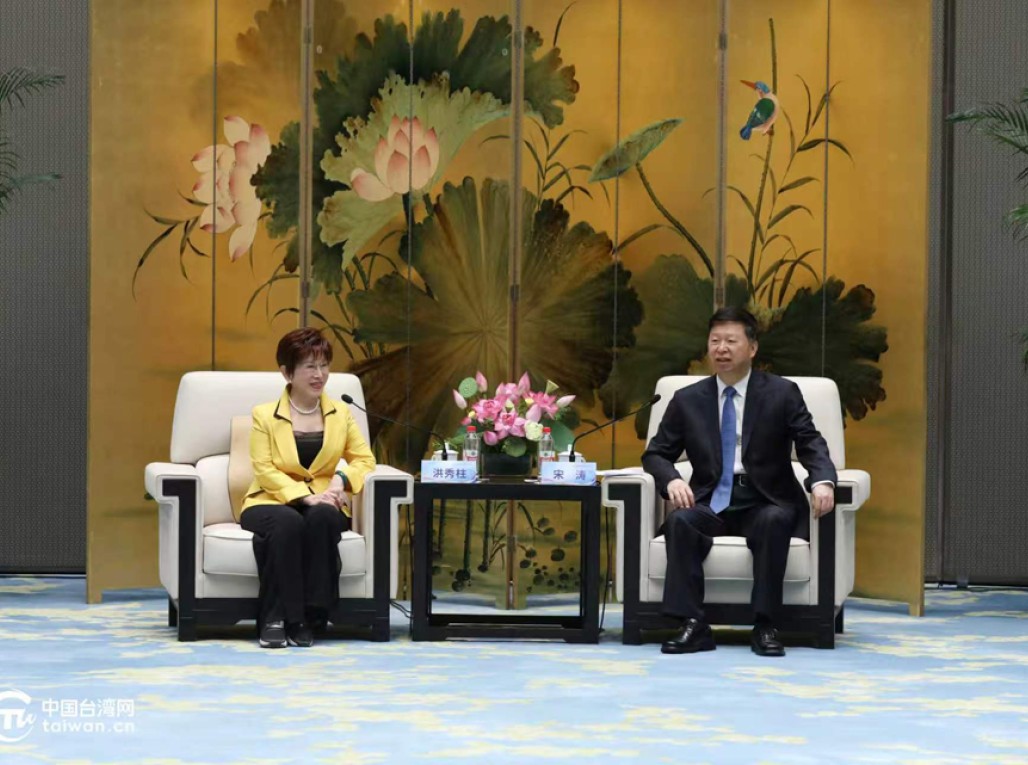 宋涛会见洪秀柱一行